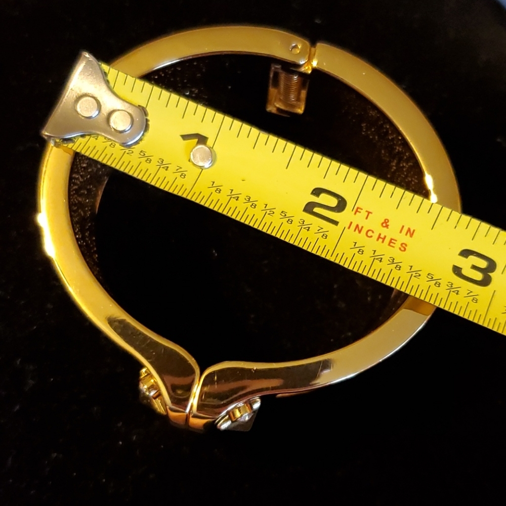 Stella and Dot Bello leather snakeskin bracelet - Picture 11 of 13